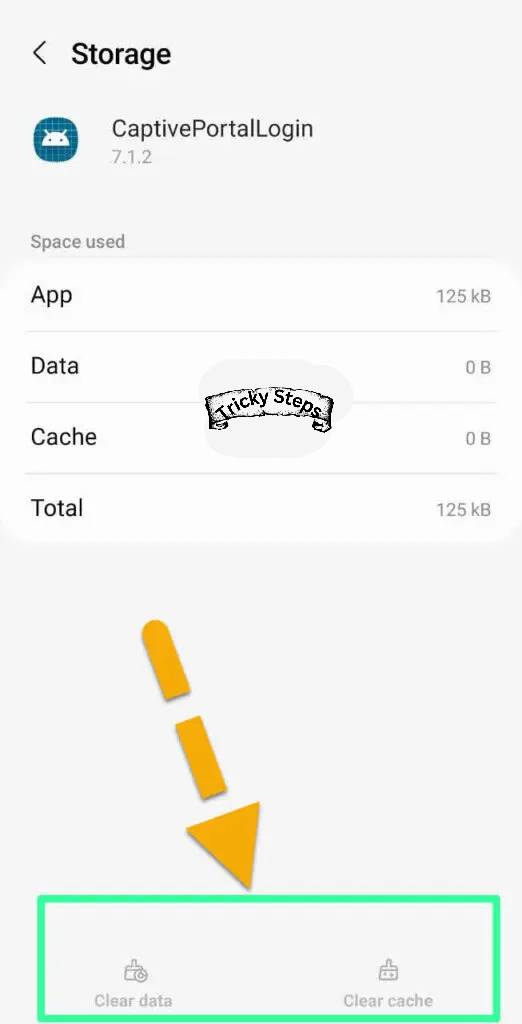 Clear Cache and Clear Data 