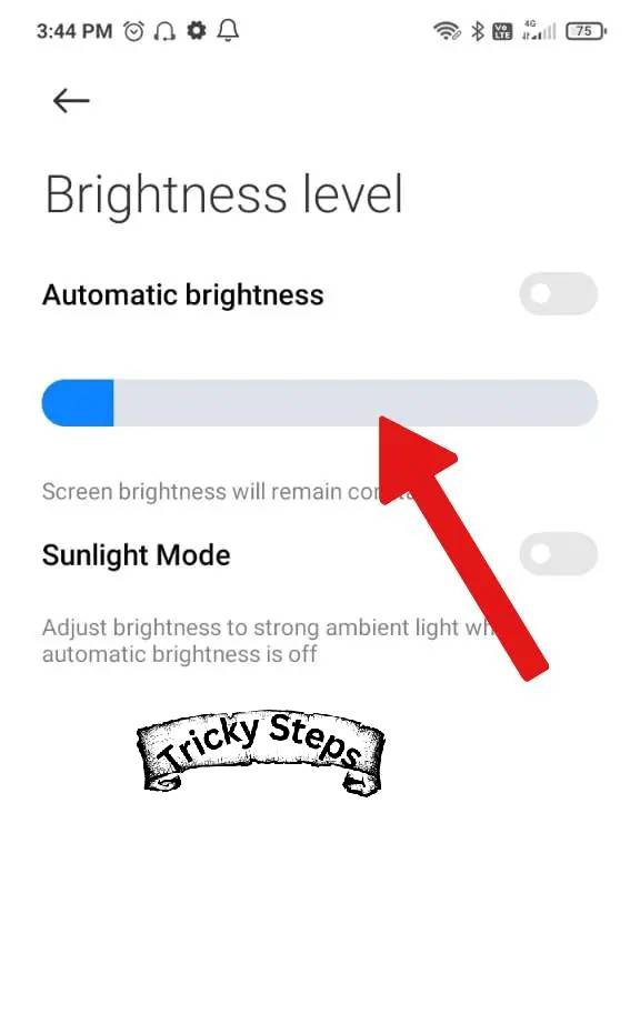Reduce the Brightness